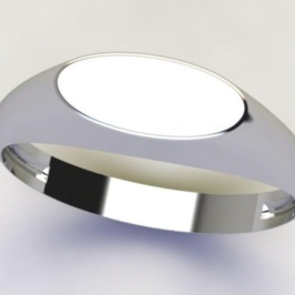 ANEL PARA GRAVAR S/ ZIRC. INCOLOR