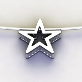 PG GALERIA ESTRELA VAZADA 15MM S/ ZIRC.
INCOLOR