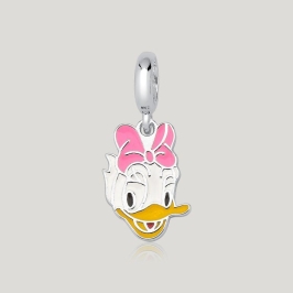 Pingente Margarida Disney Resinado - Prata 925