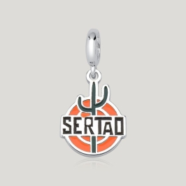 Pingente Sertão Resinado - Prata 925