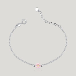 PULSEIRA FLOR C/ RESINA TAM. 15 CM