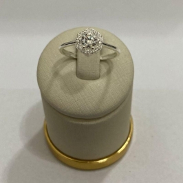 ANEL FLOR  C/ ZIRC. CRISTAL