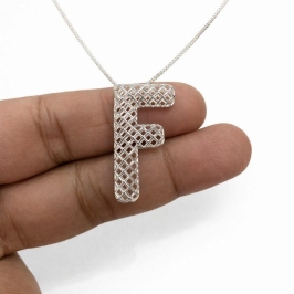 PG LETRA F ALFABETO S/ ZIRC. G