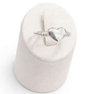 ANEL CORAÇÃO LISO TORC