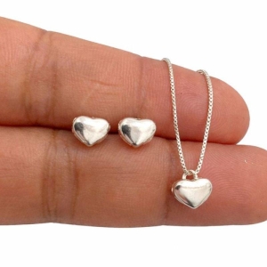 CONJUNTO CORACAO LISO GALERIA P