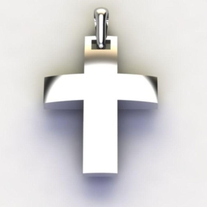 PG CRUZ PEQUENA SEM ZIRC. INCOLOR