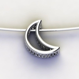 PG  GALERIA LUA VAZADA 15X06MM S/ ZIRC. INCOLOR