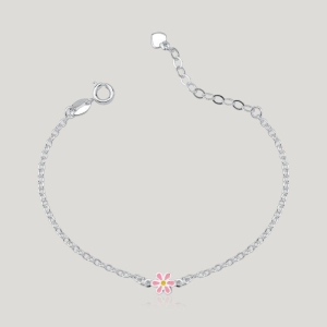 PULSEIRA FLOR C/ RESINA TAM. 15 CM