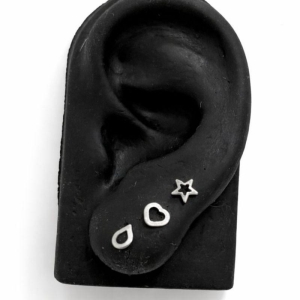 TRIO COR/EST/GOTA VAZADOS ESTAMPA