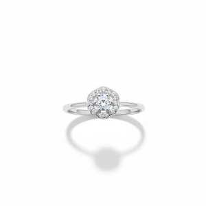 ANEL FLOR  C/ ZIRC. CRISTAL