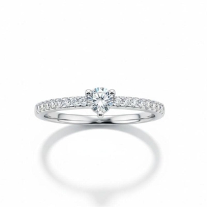 ANEL SOLITÁRIO C/ ZIRC. 3MM CRISTAL