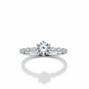 ANEL SOLITÁRIO C/ ZIRC. 5,5MM CRISTAL