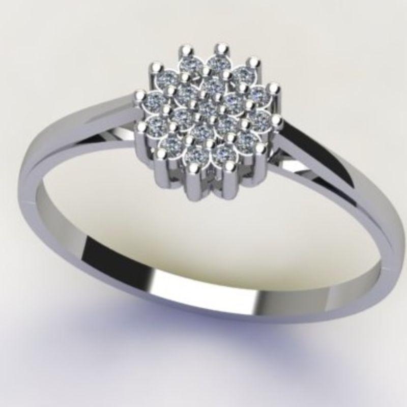 ANEL CHUVEIRINHO MINIMALISTA C/ ZIRC. CRISTAL