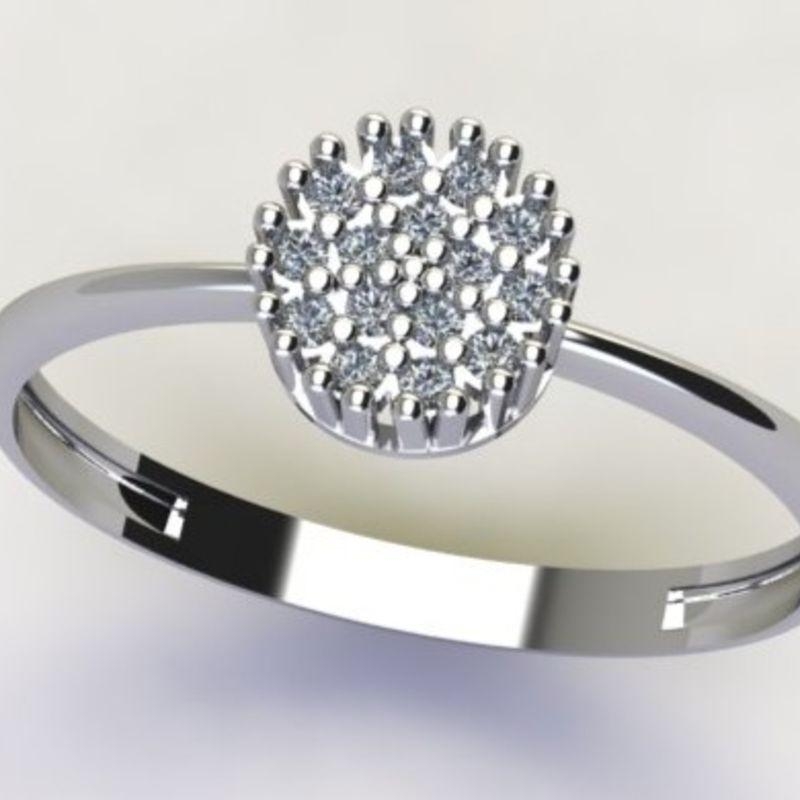 ANEL CHUVEIRO 8MM C/ ZIRC. CRISTAL