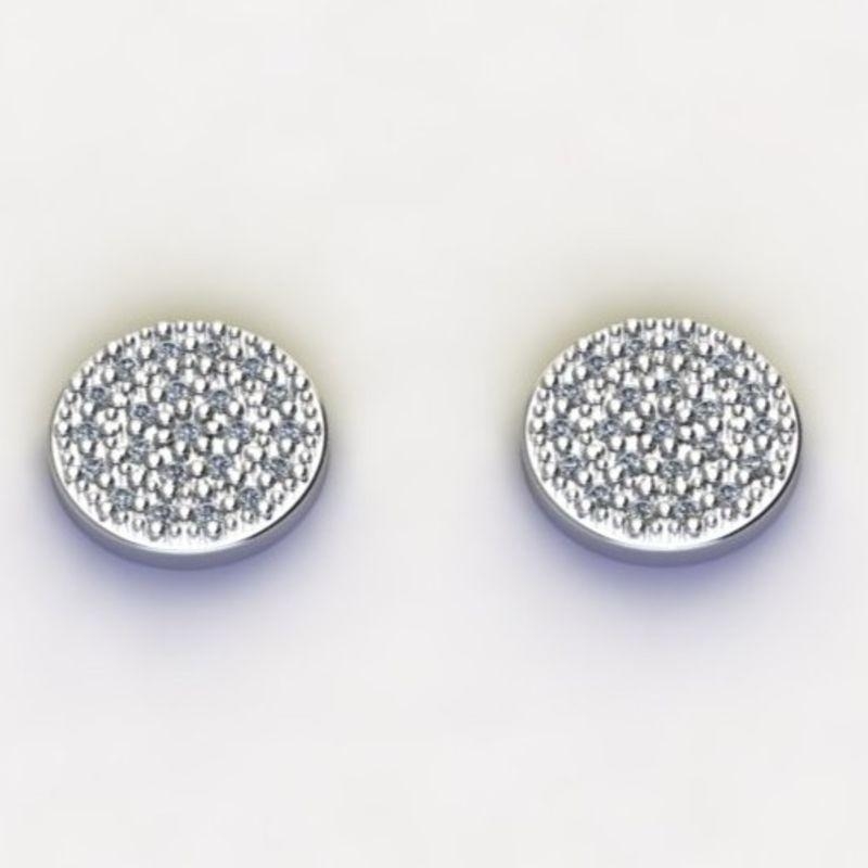 BRINCO MÉDIO 8MM C/ ZIRC. CRISTAL