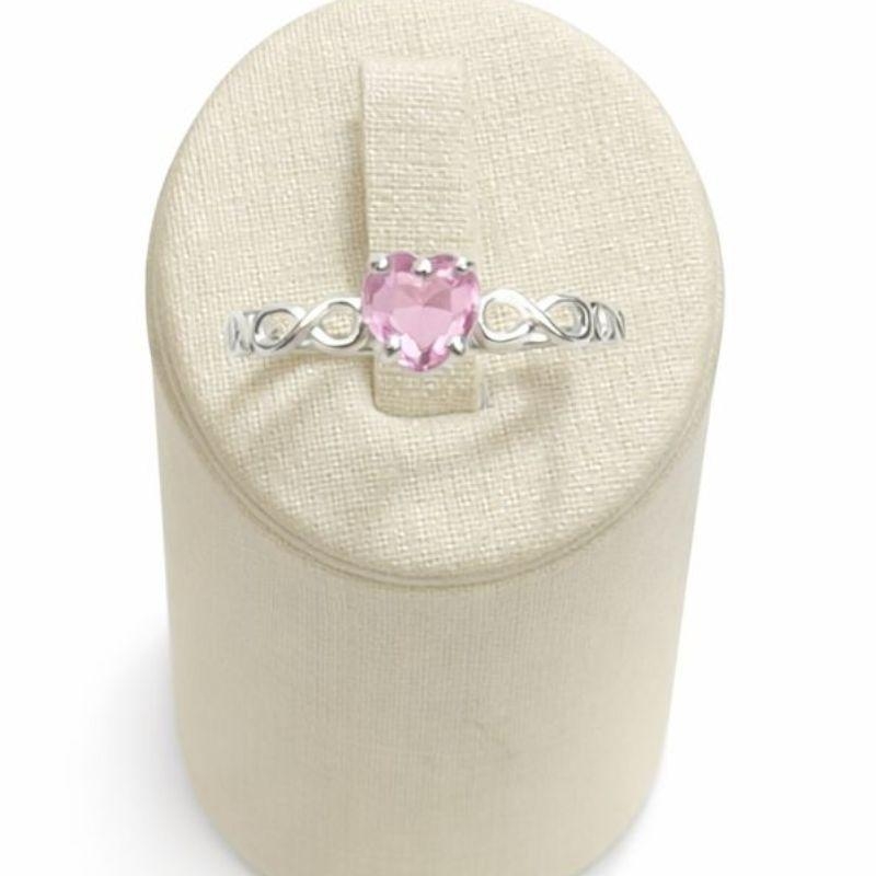 ANEL SOLITÁRIO INFINITO CORAÇÃO