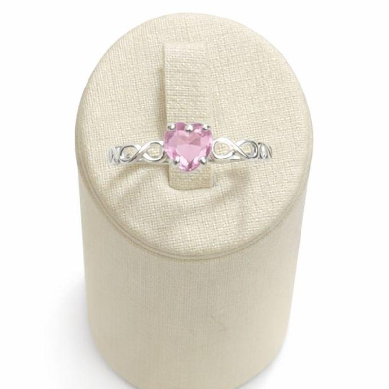 ANEL SOLITÁRIO INFINITO CORAÇÃO