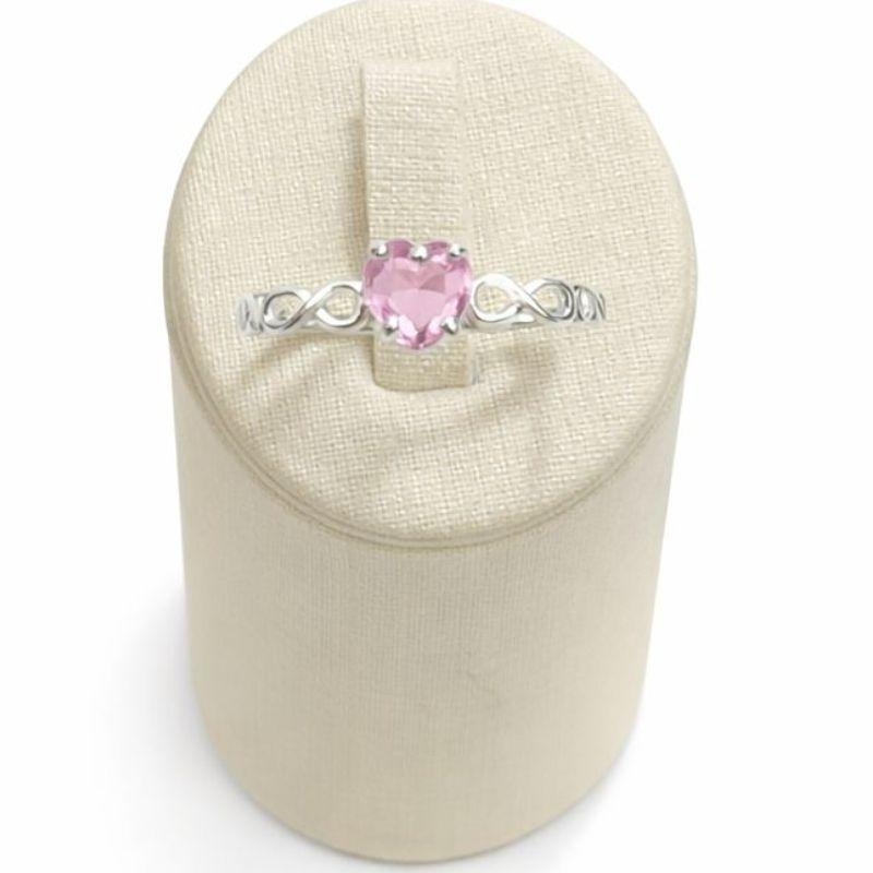 ANEL SOLITÁRIO INFINITO CORAÇÃO