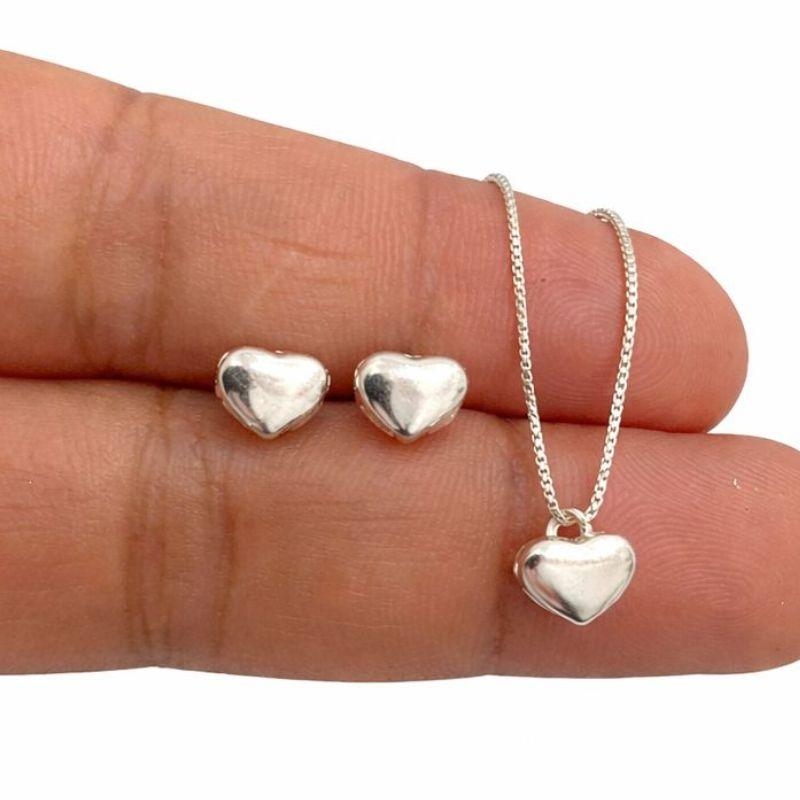 CONJUNTO CORACAO LISO GALERIA P