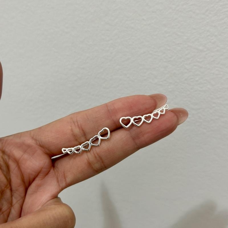 EAR CUFF CORACAO VAZADO