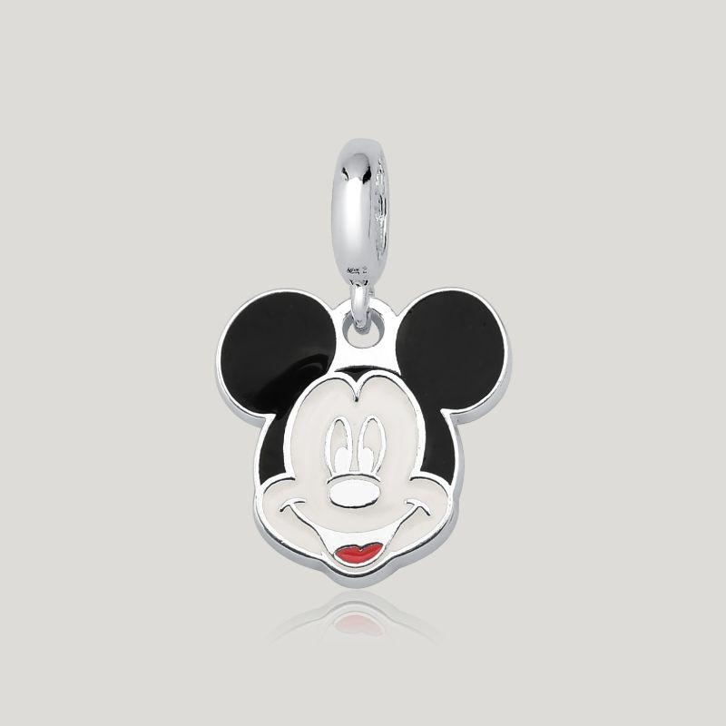 Pingente Mickey Mouse Resinado - Prata 925