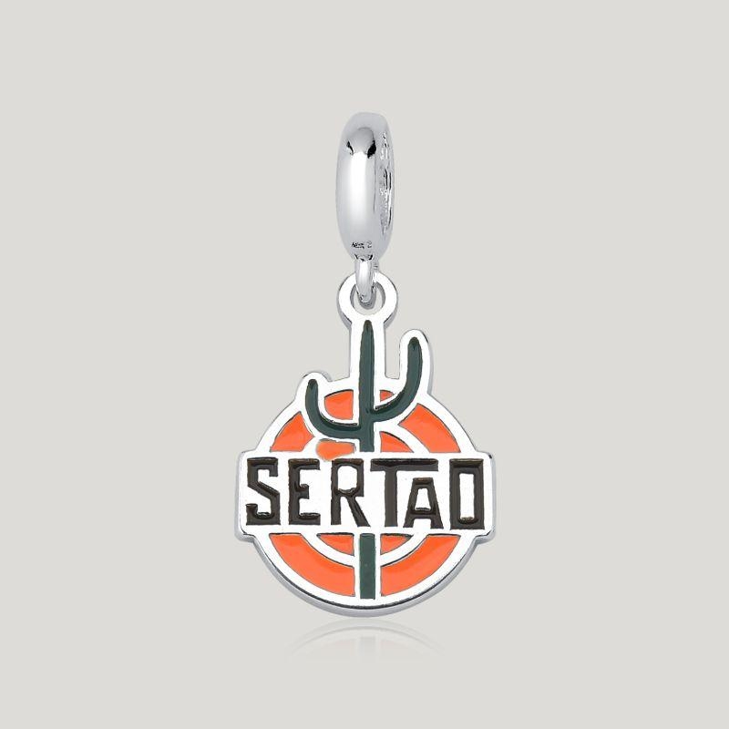 Pingente Sertão Resinado - Prata 925