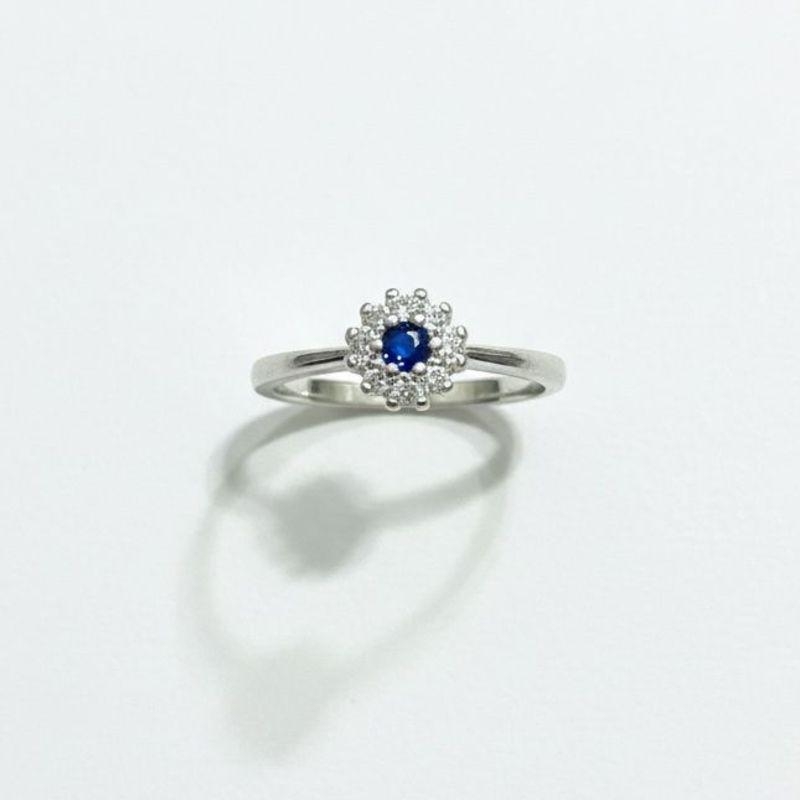 ANEL FORMATURA C/ ZIRC. SAFIRA