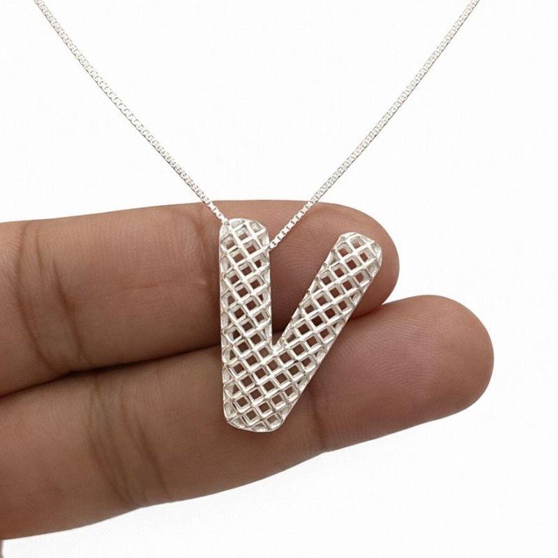 PG LETRA V ALFABETO S/ ZIRC. G