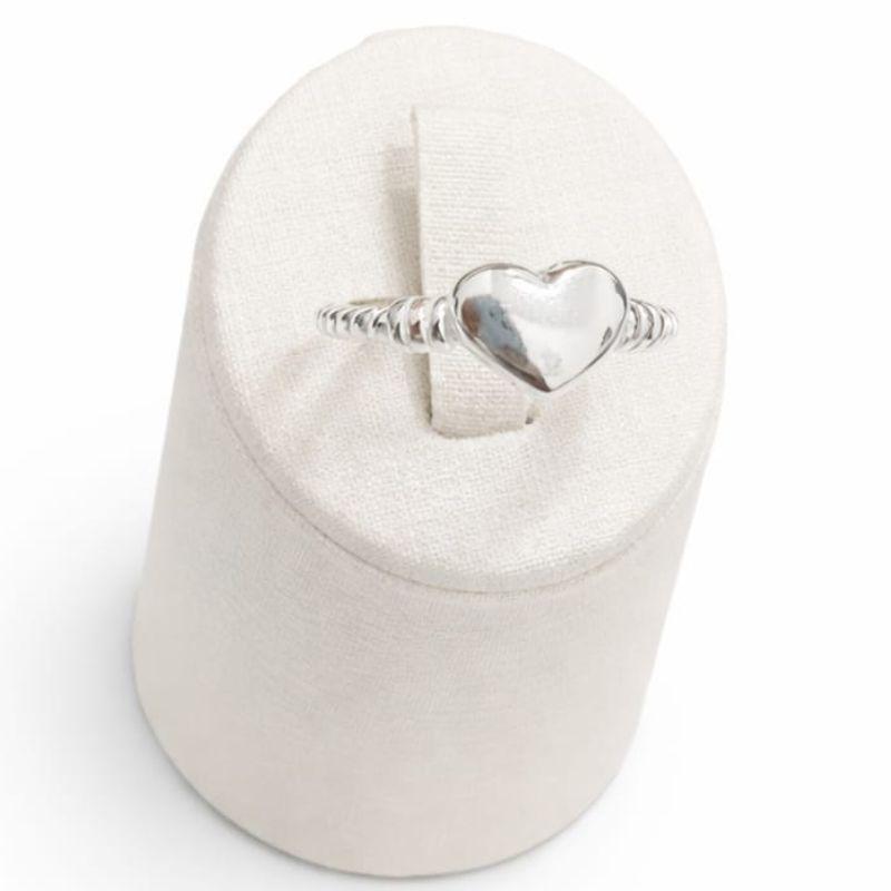 ANEL CORAÇÃO LISO TORC