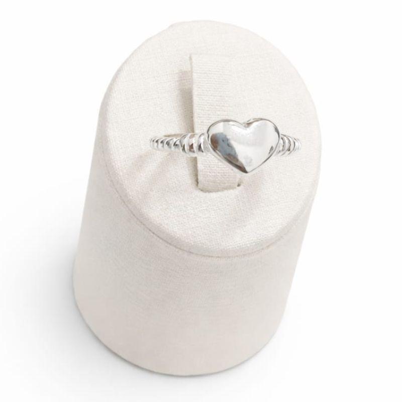 ANEL CORAÇÃO LISO TORC