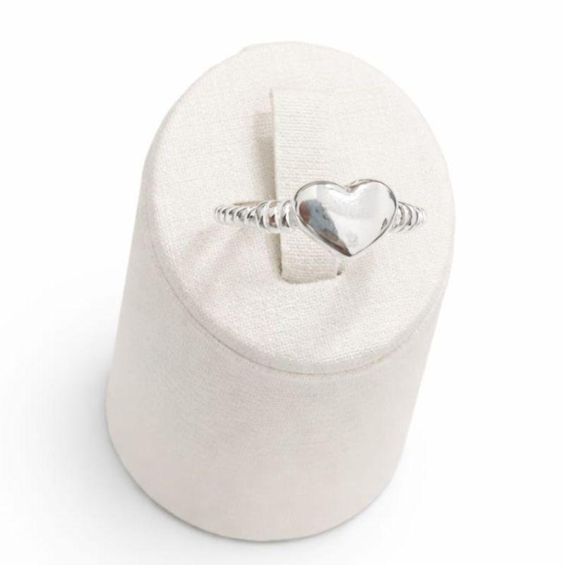 ANEL CORAÇÃO LISO TORC