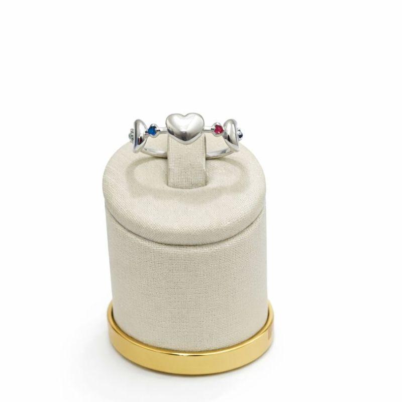 ANEL CORAÇÃO PDL COLLOR COM LUA