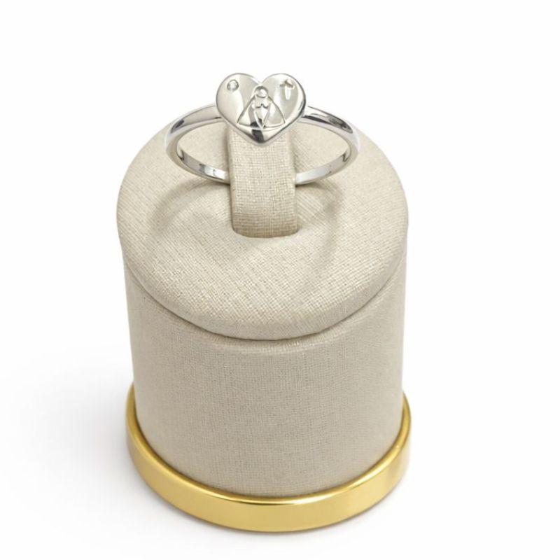 ANEL PLQ CORAÇÃO N.S.R