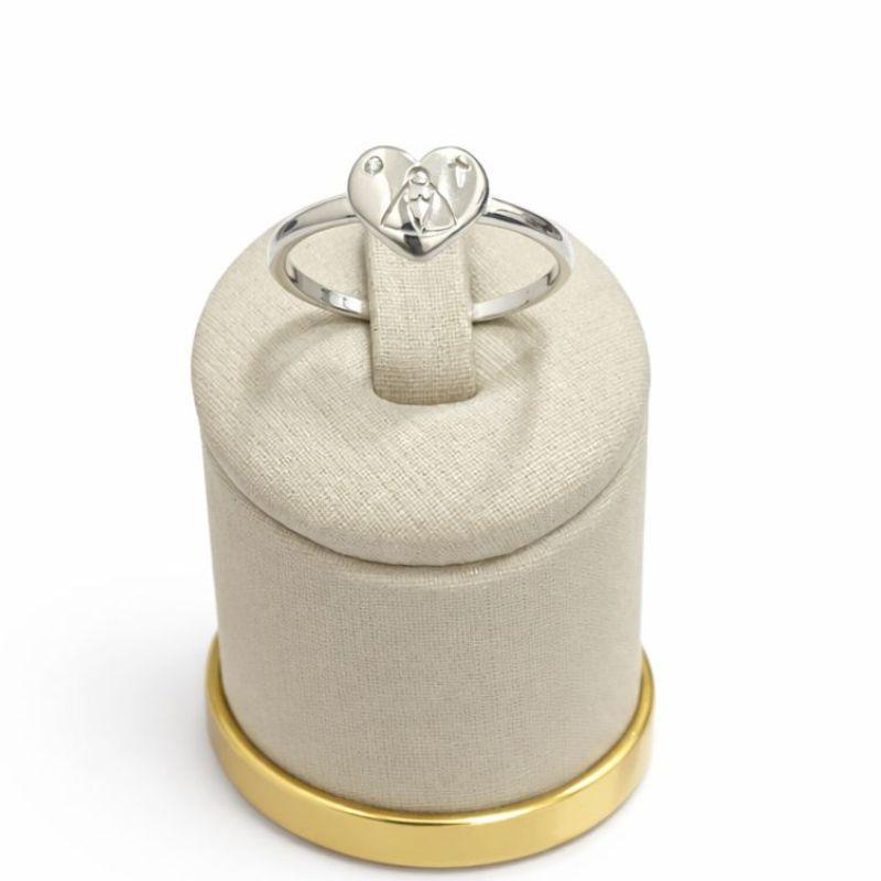 ANEL PLQ CORAÇÃO N.S.R