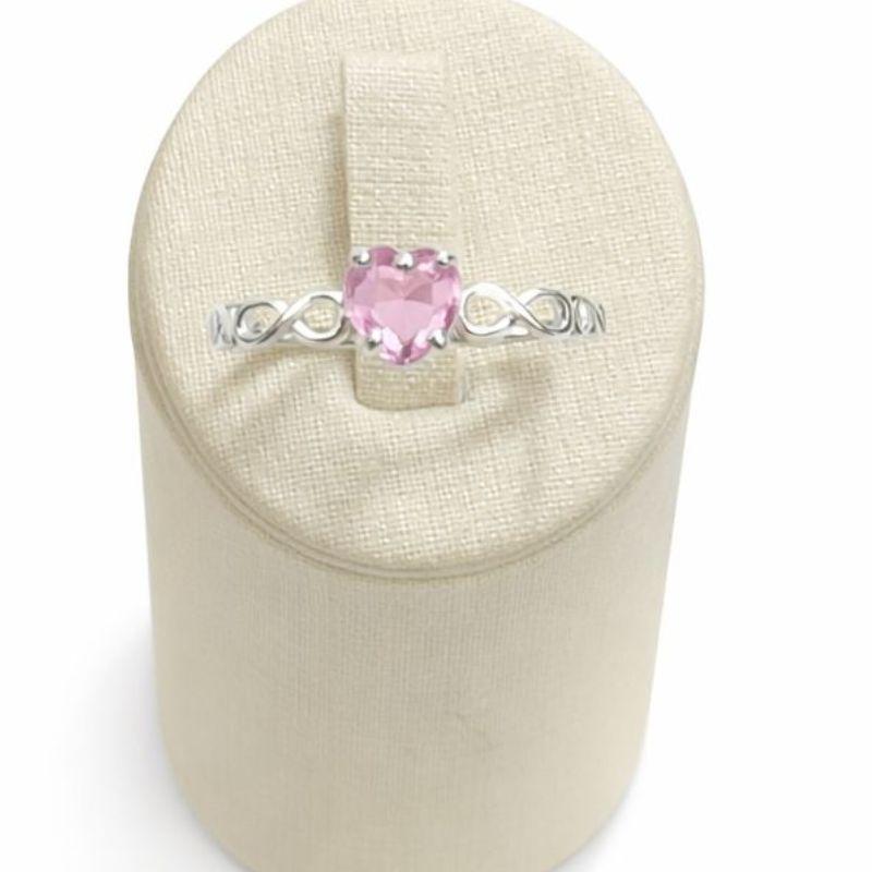 ANEL SOLITÁRIO INFINITO CORAÇÃO