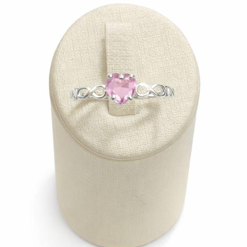 ANEL SOLITÁRIO INFINITO CORAÇÃO