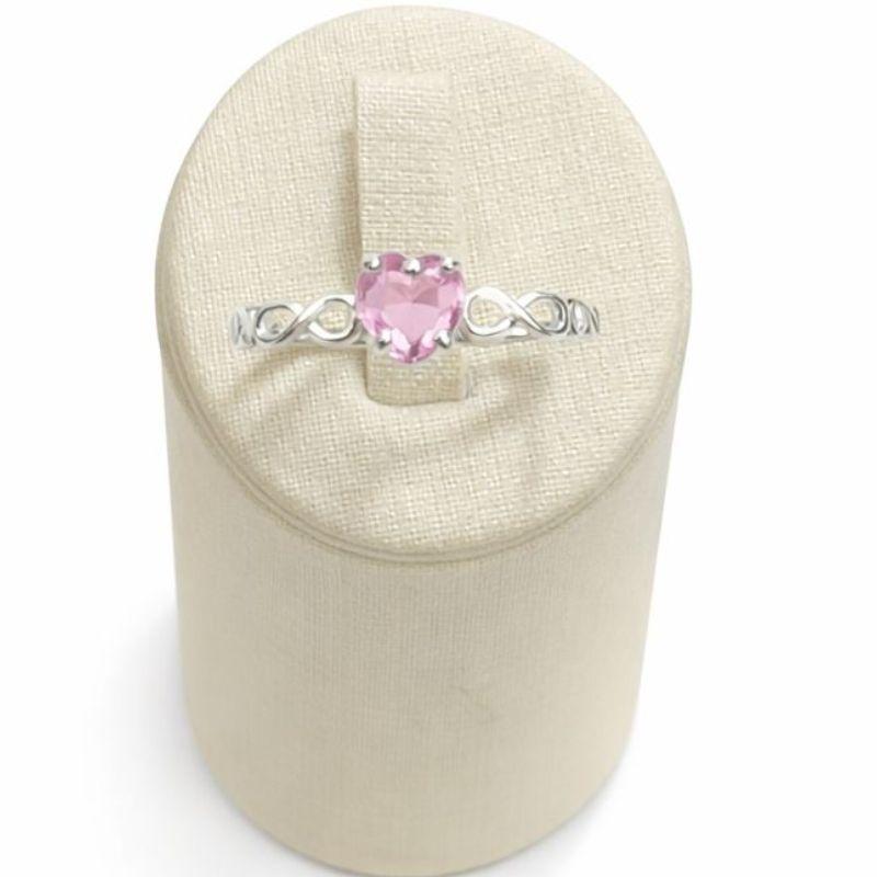 ANEL SOLITÁRIO INFINITO CORAÇÃO