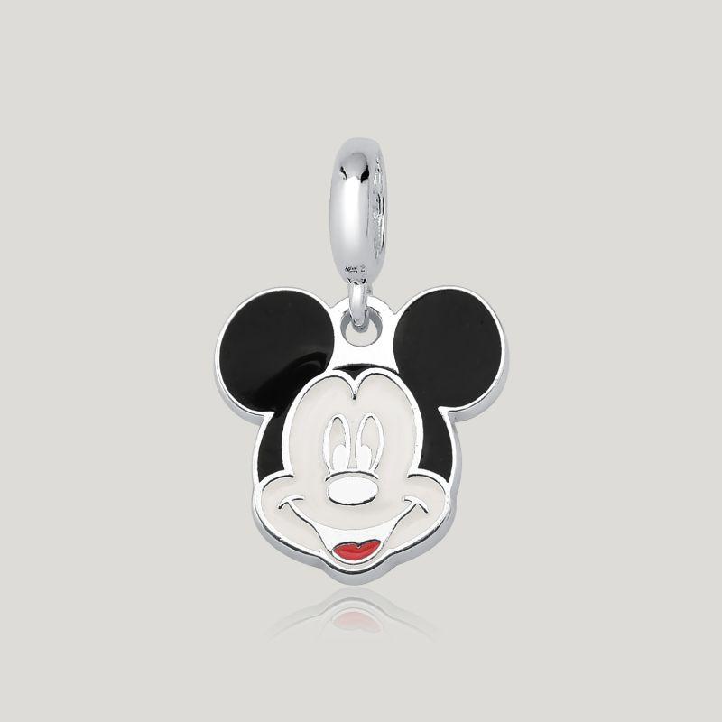 Pingente Mickey Mouse Resinado - Prata 925