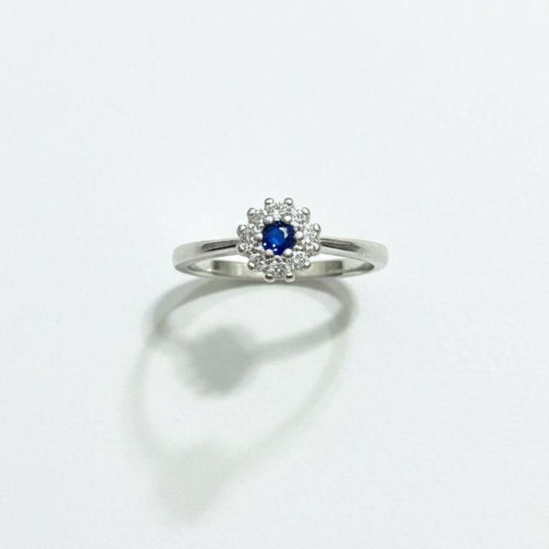 ANEL FORMATURA C/ ZIRC. SAFIRA